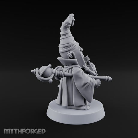 Tome Clutching Halfling Scholar Miniature for Dungeons and Dragons, Pathfinder or other TTRPGs