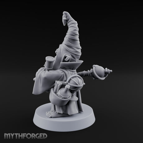 Tome Clutching Halfling Scholar Miniature for Dungeons and Dragons, Pathfinder or other TTRPGs