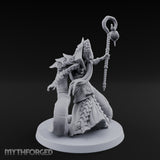 Tome Clutching Ilithid Mage Miniature for Dungeons and Dragons, Pathfinder or other TTRPGs