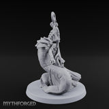 Tome Clutching Ilithid Mage Miniature for Dungeons and Dragons, Pathfinder or other TTRPGs