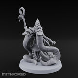 Tome Clutching Ilithid Mage Miniature for Dungeons and Dragons, Pathfinder or other TTRPGs