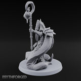 Tome Clutching Ilithid Mage Miniature for Dungeons and Dragons, Pathfinder or other TTRPGs