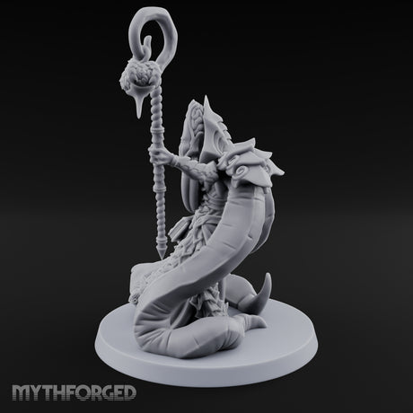 Tome Clutching Ilithid Mage Miniature for Dungeons and Dragons, Pathfinder or other TTRPGs