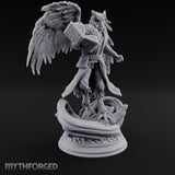 Tome Clutching Wizard Miniature for Dungeons and Dragons, Pathfinder or other TTRPGs
