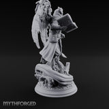 Tome Clutching Wizard Miniature for Dungeons and Dragons, Pathfinder or other TTRPGs