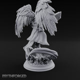 Tome Clutching Wizard Miniature for Dungeons and Dragons, Pathfinder or other TTRPGs