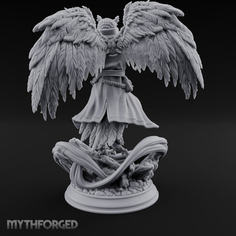 Tome Clutching Wizard Miniature for Dungeons and Dragons, Pathfinder or other TTRPGs