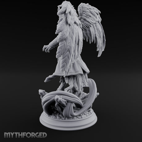 Tome Clutching Wizard Miniature for Dungeons and Dragons, Pathfinder or other TTRPGs