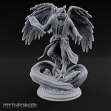 Tome Clutching Wizard Miniature for Dungeons and Dragons, Pathfinder or other TTRPGs