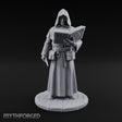 Tome Reading Human Arcanist Miniature for Dungeons and Dragons, Pathfinder or other TTRPGs