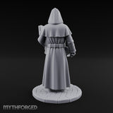 Tome Reading Human Arcanist Miniature for Dungeons and Dragons, Pathfinder or other TTRPGs