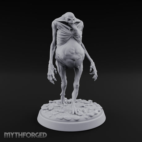 Tongue Lolling Gut Swollen Fleshwarp Miniature for Dungeons and Dragons, Pathfinder or other TTRPGs