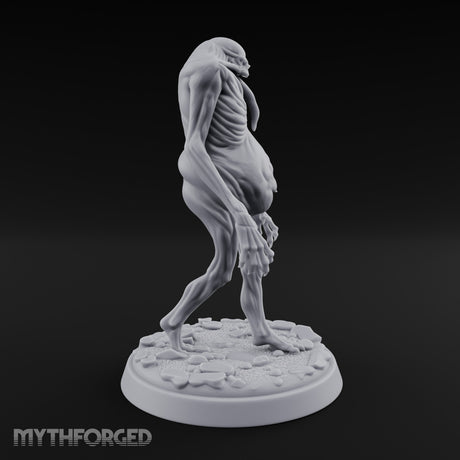 Tongue Lolling Gut Swollen Fleshwarp Miniature for Dungeons and Dragons, Pathfinder or other TTRPGs