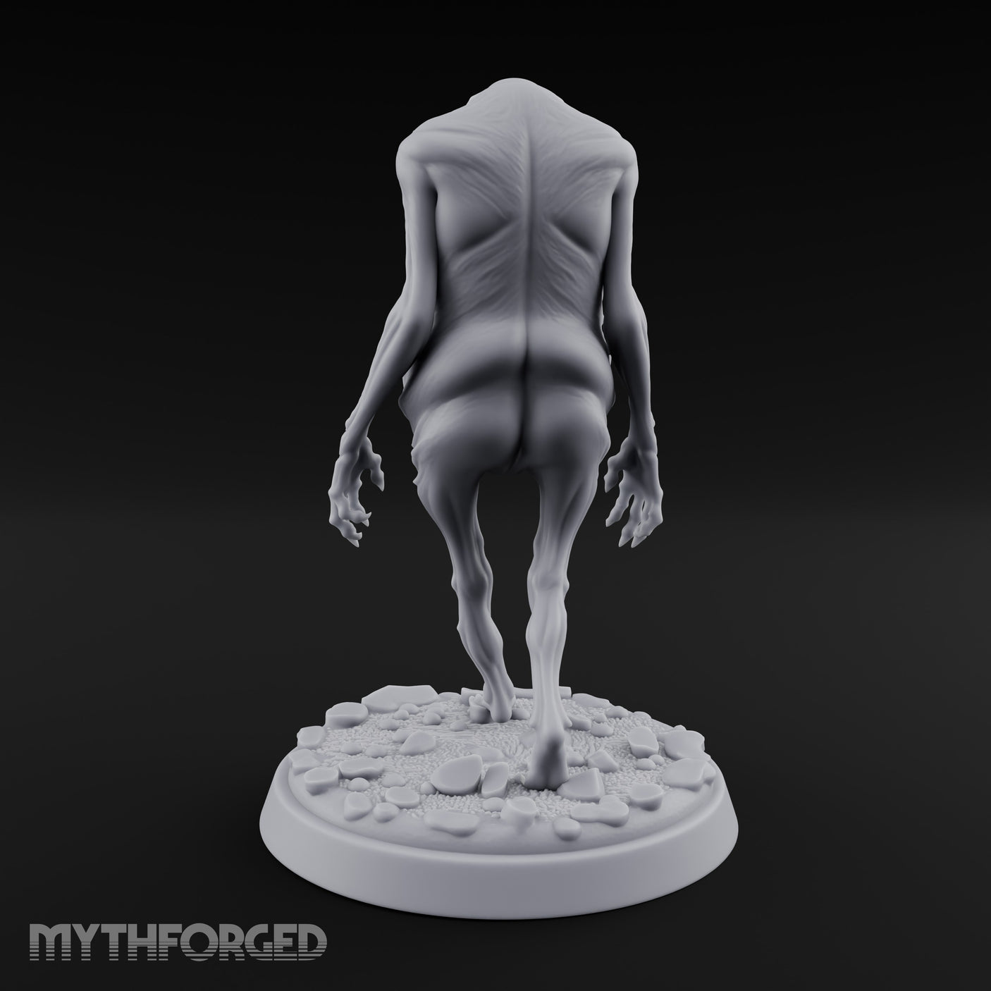 Tongue Lolling Gut Swollen Fleshwarp Miniature for Dungeons and Dragons, Pathfinder or other TTRPGs