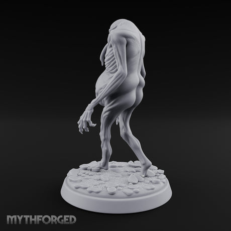 Tongue Lolling Gut Swollen Fleshwarp Miniature for Dungeons and Dragons, Pathfinder or other TTRPGs