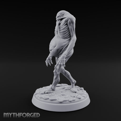 Tongue Lolling Gut Swollen Fleshwarp Miniature for Dungeons and Dragons, Pathfinder or other TTRPGs