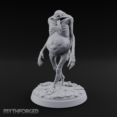 Tongue Lolling Gut Swollen Fleshwarp Miniature for Dungeons and Dragons, Pathfinder or other TTRPGs