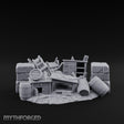 Toppled Chair-Strewn Tavern Wreckage Pile Miniature for Dungeons and Dragons, Pathfinder or other TTRPGs