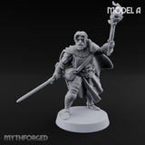 Torch And Map Bearing Tomb Raider A Miniature for Dungeons and Dragons, Pathfinder or other TTRPGs