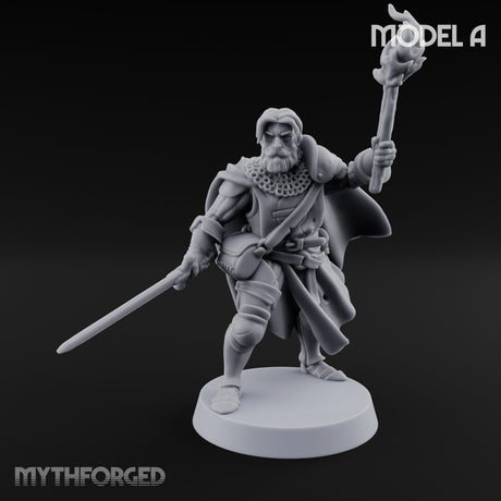 Torch And Map Bearing Tomb Raider A Miniature for Dungeons and Dragons, Pathfinder or other TTRPGs