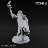 Torch And Map Bearing Tomb Raider A Miniature for Dungeons and Dragons, Pathfinder or other TTRPGs