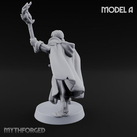 Torch And Map Bearing Tomb Raider A Miniature for Dungeons and Dragons, Pathfinder or other TTRPGs