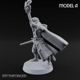 Torch And Map Bearing Tomb Raider A Miniature for Dungeons and Dragons, Pathfinder or other TTRPGs