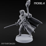 Torch And Map Bearing Tomb Raider A Miniature for Dungeons and Dragons, Pathfinder or other TTRPGs