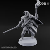 Torch And Map Bearing Tomb Raider A Miniature for Dungeons and Dragons, Pathfinder or other TTRPGs