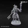 Torch Axe Bearing Saytr Barbarian Shaman A Miniature for Dungeons and Dragons, Pathfinder or other TTRPGs