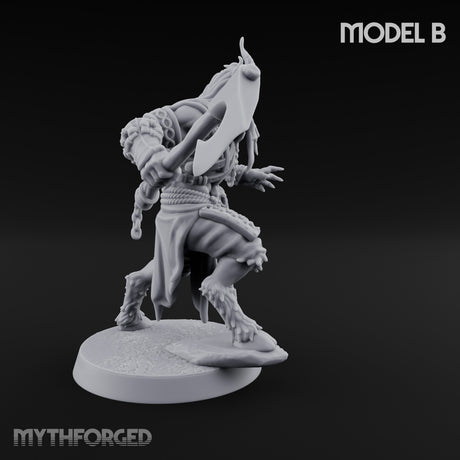 Torch Axe Bearing Saytr Barbarian Shaman B gallery 4