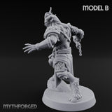 Torch Axe Bearing Saytr Barbarian Shaman B Miniature for Dungeons and Dragons, Pathfinder or other TTRPGs