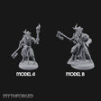 Torch Axe Bearing Saytr Barbarian Shamans Miniature for Dungeons and Dragons, Pathfinder or other TTRPGs