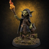 Torch Brandishing Goblin Thief — painted concept preview (miniature supplied unpainted)