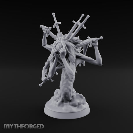 All Blades Drawn Tormentor Hecatoncheir A Miniature for Dungeons and Dragons, Pathfinder or other TTRPGs
