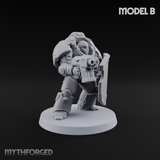 Grimdark Heavy Assault Exo-Armour Troopers Miniature for Dungeons and Dragons, Pathfinder or other TTRPGs