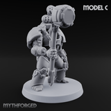 Grimdark Heavy Assault Exo-Armour Troopers Miniature for Dungeons and Dragons, Pathfinder or other TTRPGs