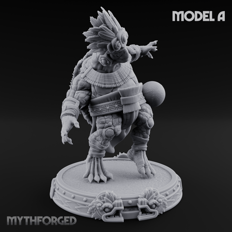 The Skull Shell Tribe A Miniature for Dungeons and Dragons, Pathfinder or other TTRPGs