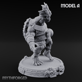 The Skull Shell Tribe Miniature for Dungeons and Dragons, Pathfinder or other TTRPGs