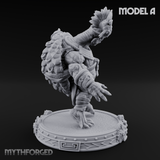 The Skull Shell Tribe A Miniature for Dungeons and Dragons, Pathfinder or other TTRPGs