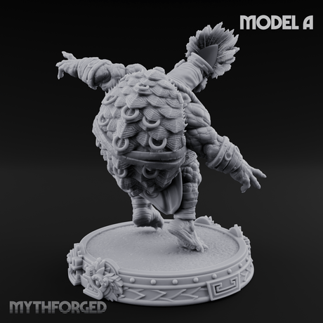 The Skull Shell Tribe A Miniature for Dungeons and Dragons, Pathfinder or other TTRPGs
