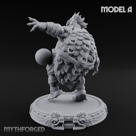 The Skull Shell Tribe A Miniature for Dungeons and Dragons, Pathfinder or other TTRPGs
