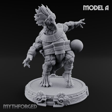 The Skull Shell Tribe A Miniature for Dungeons and Dragons, Pathfinder or other TTRPGs