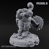The Skull Shell Tribe Miniature for Dungeons and Dragons, Pathfinder or other TTRPGs