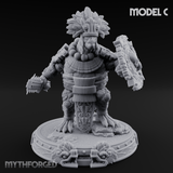 The Skull Shell Tribe C Miniature for Dungeons and Dragons, Pathfinder or other TTRPGs