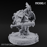 The Skull Shell Tribe C Miniature for Dungeons and Dragons, Pathfinder or other TTRPGs