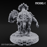 The Skull Shell Tribe C Miniature for Dungeons and Dragons, Pathfinder or other TTRPGs