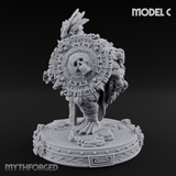 The Skull Shell Tribe C Miniature for Dungeons and Dragons, Pathfinder or other TTRPGs