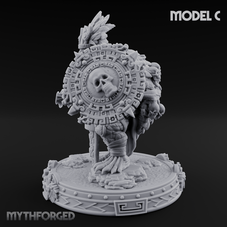 The Skull Shell Tribe C Miniature for Dungeons and Dragons, Pathfinder or other TTRPGs