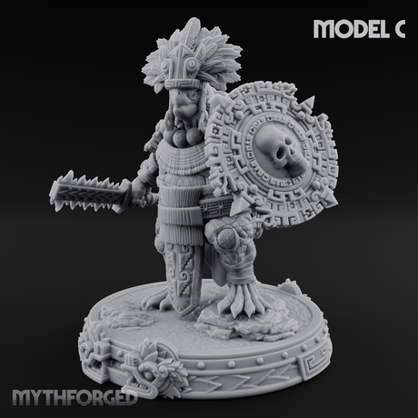 The Skull Shell Tribe C Miniature for Dungeons and Dragons, Pathfinder or other TTRPGs